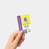 Aangepaste paarse school universiteit student  badge (Handheld)