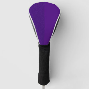 Aangepaste Paarse Split-Texture Golf Head Hoesje Golfheadcover