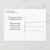 Aangepaste paascent met gekleurde eieren briefkaart (Achterkant)