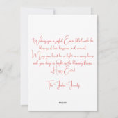 Aangepaste paaseieren met Kaart en paaseieren (Achterkant)