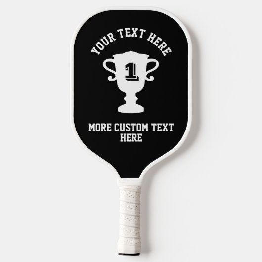 Aangepaste paddle-trofebeker voor peuter pickleball paddle (Achterkant)