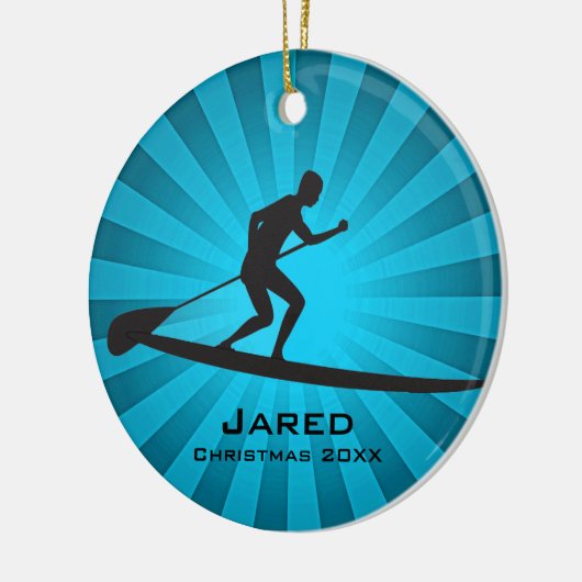 Aangepaste Paddleboarding Ornament (Links)
