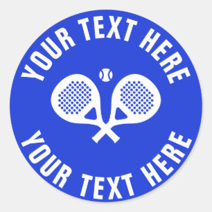 Aangepaste padel tennis stickers