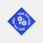 Aangepaste padeltennis servet (Hoek)