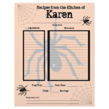 Aangepaste pagina Halloween Recipe
