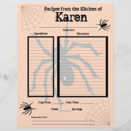 Aangepaste pagina Halloween Recipe