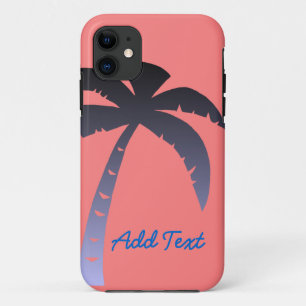 Aangepaste palmboom iPhone 11 hoesje