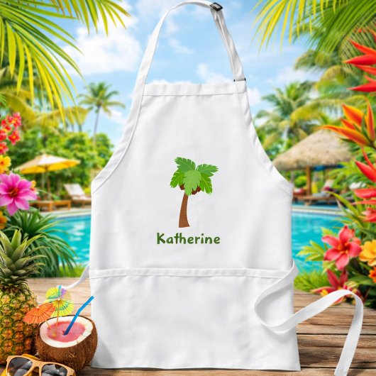 Aangepaste palmstructuur standaard schort