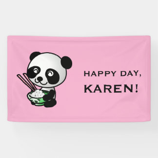 Aangepaste PANDA-banner Spandoek