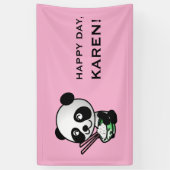 Aangepaste PANDA-banner Spandoek (Verticaal)