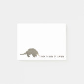 Aangepaste pangolin na IT-notitieboekje Post-it® Notes (Voorkant)