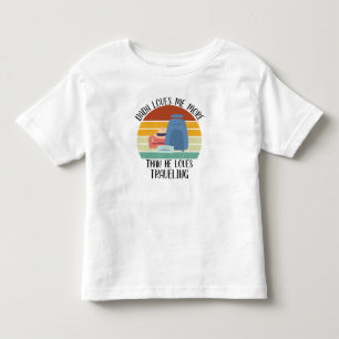 Aangepaste Papa houdt meer van mij dan van reizen Kinder Shirts
