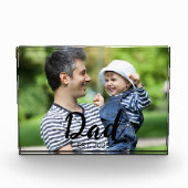 Aangepaste papa moderne scriptie fotoblokken (Voorkant)