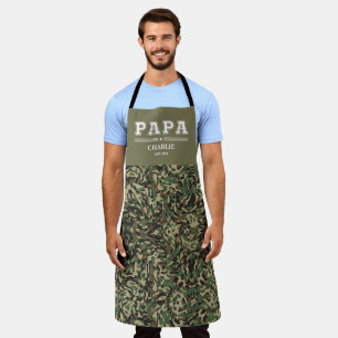 Aangepaste Papa Naam Vaderdag Persoonlijk Cadeau Schort