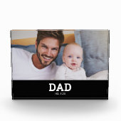 Aangepaste Papa Opgericht Modern Fotoblokken (Voorkant)