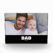 Aangepaste Papa Opgericht Modern Fotoblokken (Voorkant)