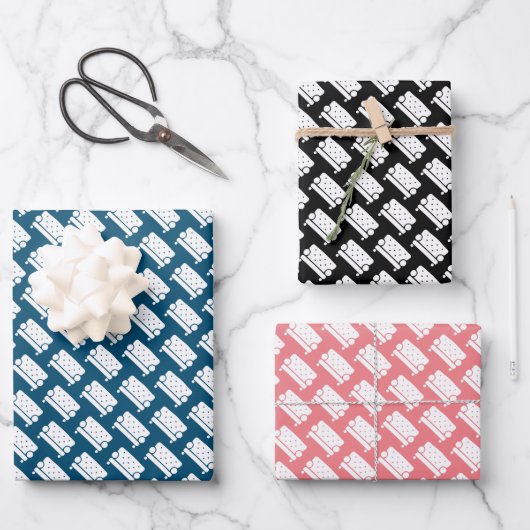 Aangepaste papierbladen met meubelontwerp inpakpapier vel (Voorkant)