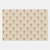 Aangepaste papierbladen voor mailboxnummers die pa inpakpapier vel (Voorkant 3)