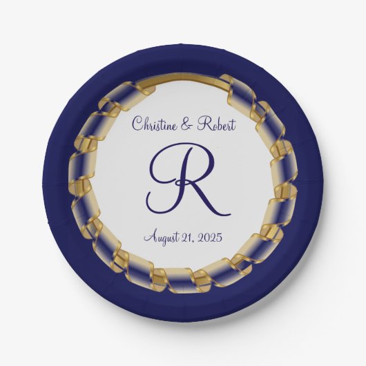 Aangepaste papieren Borden Papieren Bordje (Voorkant)