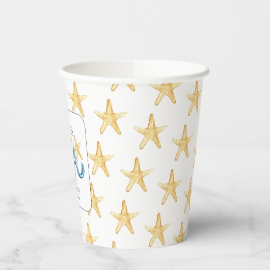Aangepaste Papieren Cups Beach Baby shower Papieren Bekers (Links)