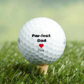 Aangepaste Par-effect Papa Grappige Vaderdag gesch Golfballen (Insitu Shirt)