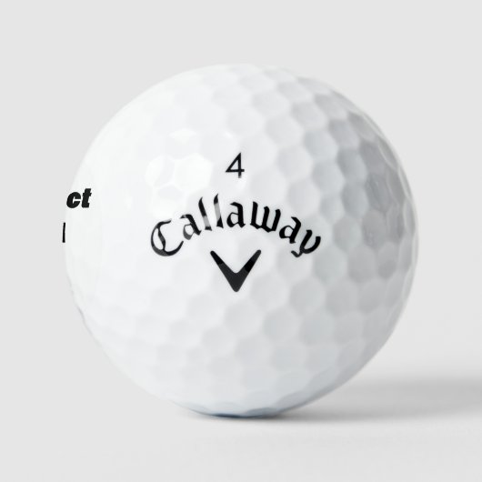 Aangepaste Par-effect Papa Grappige Vaderdag gesch Golfballen (Logo)