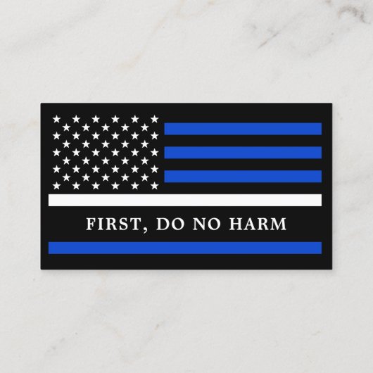 Aangepaste paramedische EMT Ambulance Service Embl Visitekaartje (Achterkant)