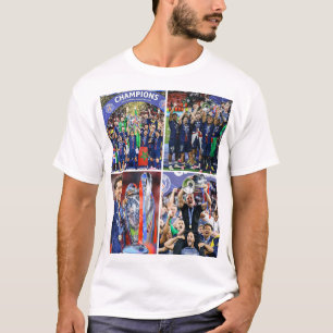 Aangepaste Paris Voetbal Europese Kampioenen 2026 T-shirt