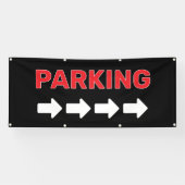 Aangepaste parkeerbanner spandoek (Horizontaal)