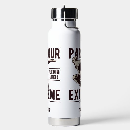 Aangepaste PARKOUR-naam Waterfles (Links)