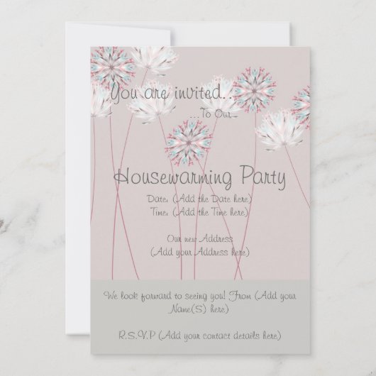 Aangepaste partij kaart (Achterkant)