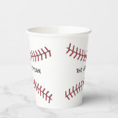 Aangepaste partij voor het honkbalteam van de Kool Papieren Bekers (Links)