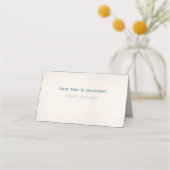 Aangepaste Pasen Moderne Tafel Naamkaarten (Achterkant)