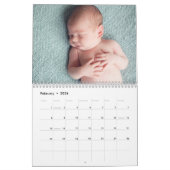 Aangepaste pasgeborene Voeg uw Baby foto's 2026 Wa Kalender (Feb 2026)