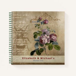Aangepaste Passen getrouwd BUCKET-LIJST Notitieboek