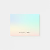 Aangepaste pasta-Waterverf stijlvol elegant Post-it® Notes (Voorkant)