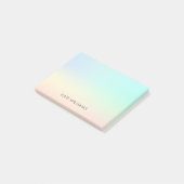 Aangepaste pasta-Waterverf stijlvol elegant Post-it® Notes (Schuin)