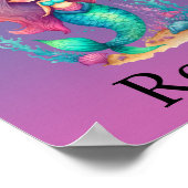 Aangepaste pastel zeemeermin poster (Hoek)