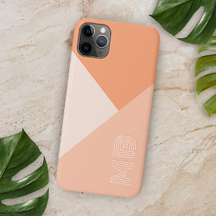 Aangepaste pastel zonnige perzik zomer koraal Sina iPhone 11 Pro Max Hoesje