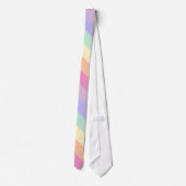 Aangepaste pastelkleuren Vrouwen Mannen Unisex Ele Stropdas (Achterkant)