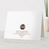 Aangepaste, pastorale jubileumkaarten of kaarten v (Achterkant)