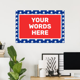 Aangepaste Patriottisch Poster