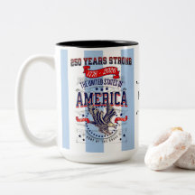 Aangepaste patriottische Amerikaanse 250 jaar vier