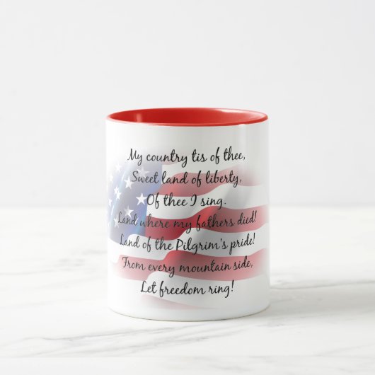 Aangepaste Patriottische USA Drank Mok (Midden)