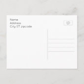 Aangepaste Patriottische Vlag van de VS, een notit Briefkaart (Achterkant)