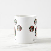 Aangepaste Paw Print Photo Collage 5 Afbeelding Ko Koffiemok (Center)