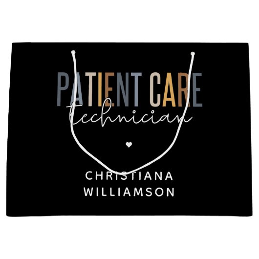 Aangepaste PCT-cadeaus voor patiënttechnicus Groot Cadeauzakje (Voorkant)
