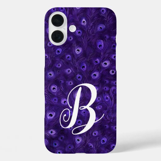 Aangepaste Peacock-doether Case-Mate iPhone Case (Achterkant)