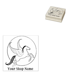 Aangepaste Pegasus kleine bedrijven Rubberstempel