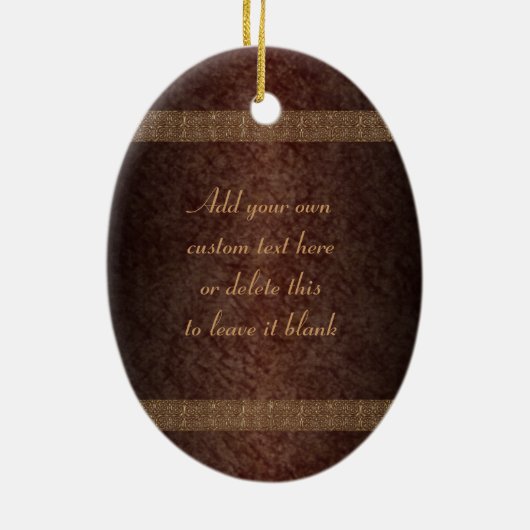 Aangepaste Pegasus-versiering Keramisch Ornament (Achterkant)